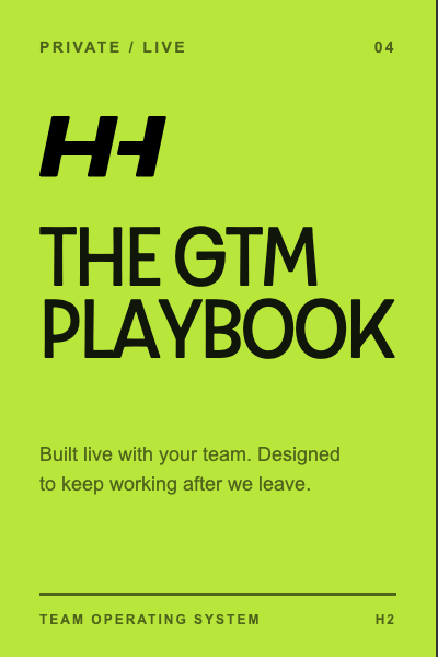 The H2 GTM playbook