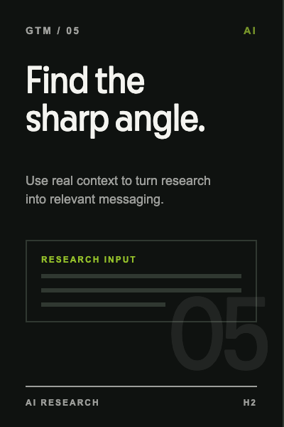 AI research workshop card